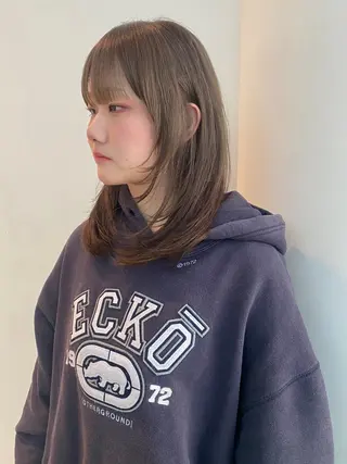 ミディアム カラー mai / linoah˚✧のヘアスタイル