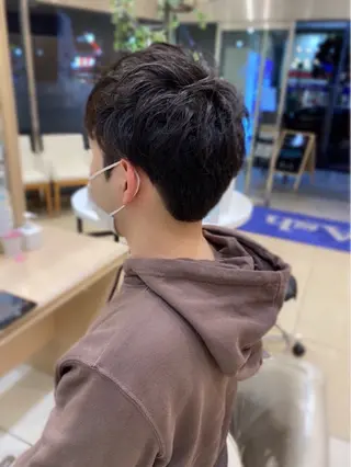 メンズ 森 瑠海のヘアスタイル