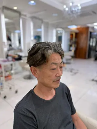 ショート パーマ メンズ 🔥men's特化 🔥三上 拓真のヘアスタイル