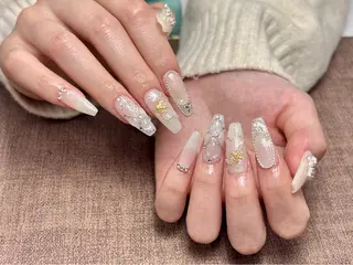 ロング トゥー フエンのネイルデザイン