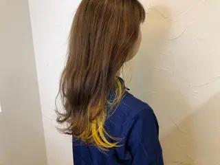 セミロング カラー パーマ 🟤TAP🟤 木曳野　金沢店のヘアスタイル