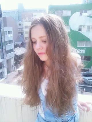 ロング sato yoのヘアスタイル