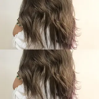 セミロング カラー 艶髪育成サロン 京橋　shinのヘアスタイル