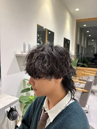 ショート パーマ メンズ BLANCHE 南行徳店【ブランシュ】所属・下村 琉弥のヘアスタイル