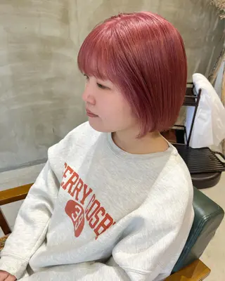 ミディアム カラー 鈴木 美紅のヘアスタイル