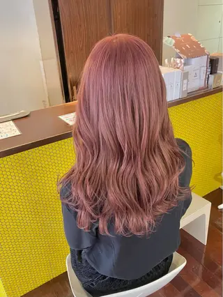 ロング カラー yossy/髪質改善 /ダブルカラーのヘアスタイル