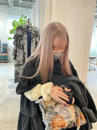 ロング カラー Takuma Suzuki中目黒のヘアスタイル