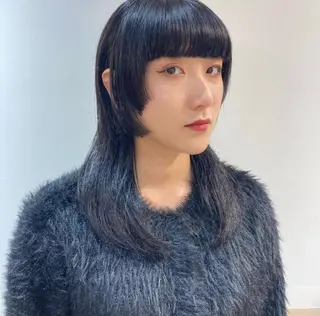 セミロング icie所属・大阪ヴィーガンサロン KANAKOのヘアスタイル