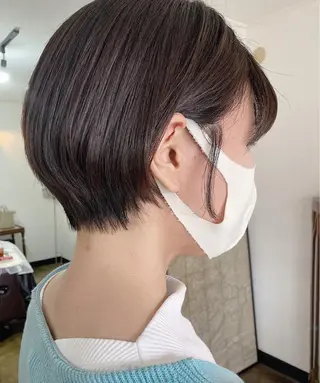 ショート 阿嘉 萌子のヘアスタイル