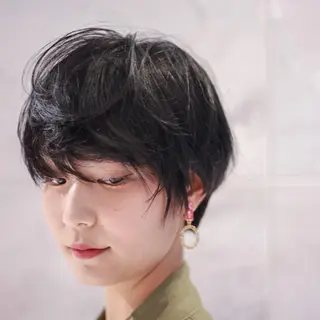 ショート nessヤマサキ リュウタのヘアスタイル