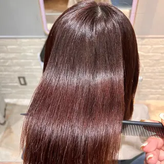 セミロング 髪質改善✨石塚 真梨奈のヘアスタイル