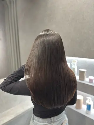 ロング カラー little 小濱彰太のヘアスタイル