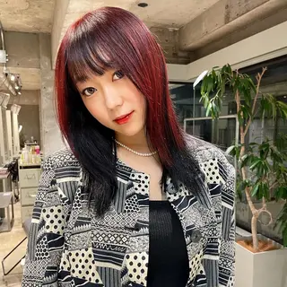 ミディアム レイヤーパーマ🪐 伽羅のヘアスタイル