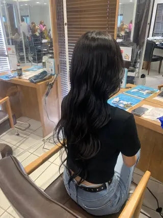 ロング カラー レイヤーカット 西宮北口/みなみのヘアスタイル