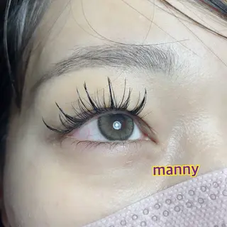 マツエク・マツパ manny eyelashのマツエク・マツパデザイン