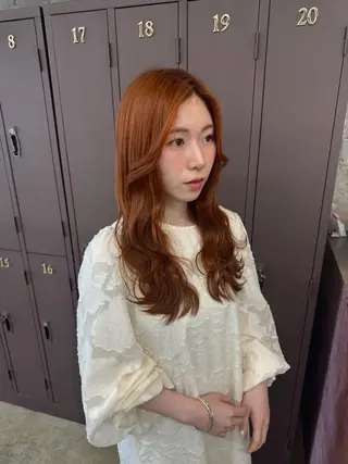 カラー 森田遥奈/透明感カラ ー/似合わせカットのヘアスタイル