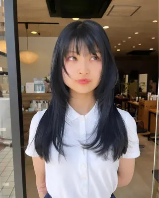 ロング カラー 産休中です 艶カラー♡オカのヘアスタイル