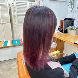 ミディアム カラー hair living　Liko 池袋西口店所属・しば たのヘアスタイル