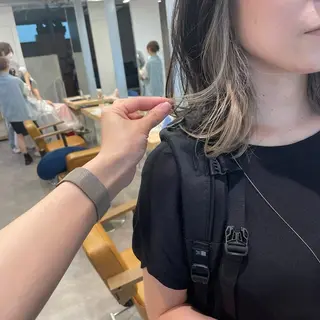 カラー shiho︎🌟/ 髪質改善カラーのヘアスタイル