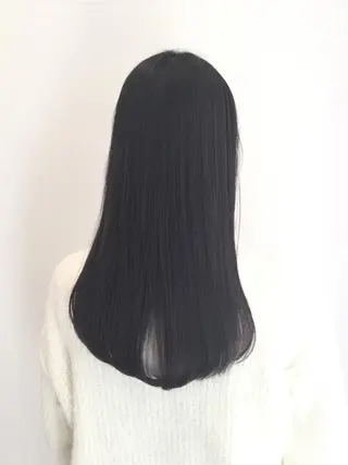 ロング カラー 髪質改善カラー ショートボブ専門のヘアスタイル