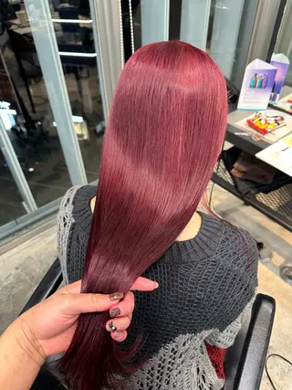 ロング カラー パーマ ヘアアレンジ メンズ 暖色💖ツヤ髪💖 masae🌼のヘアスタイル