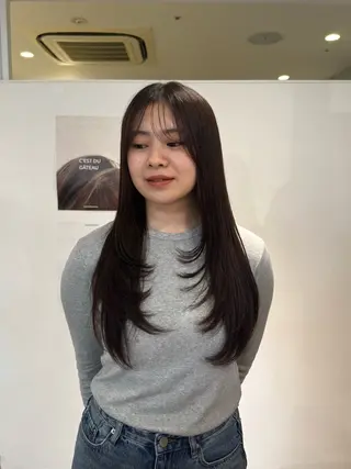 ロング H 梅田所属・藤本 泰 / カットモデル様募集中のヘアスタイル