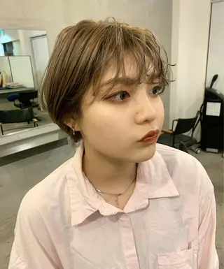 ショート カラー mir所属・柿沼 未夢のヘアスタイル