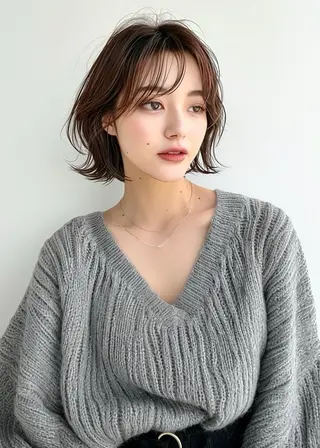 ショート nex the salon coall所属・🫧似合わせショート イシダ🫧のヘアスタイル