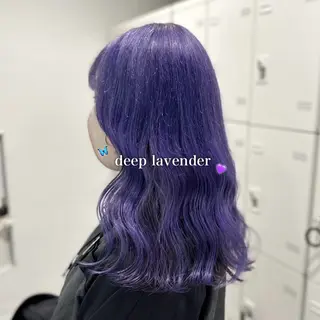 ロング カラー 韓国っぽ♡寒色/暗髪 🫧MOEKA🦋のヘアスタイル