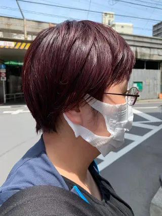 ショート カラー 髪質改善&Spa fee南越谷2号店所属・髪質改善/南越谷/ 山岸彩夏のヘアスタイル