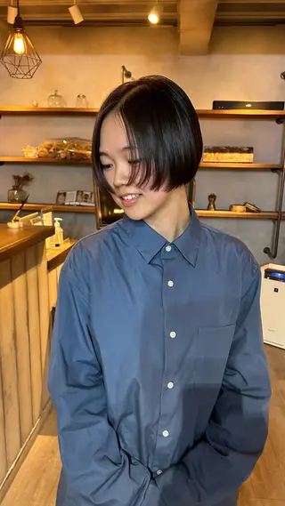 ミディアム 🦭☪️Azumiボ ブ/レイヤー☪️🦭のヘアスタイル