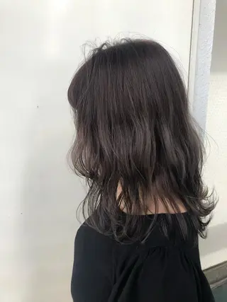 セミロング カラー ヘアアレンジ 女性スタイリスト専門サロン Zina 天神所属・NANA／trend style🕊🍑のヘアスタイル