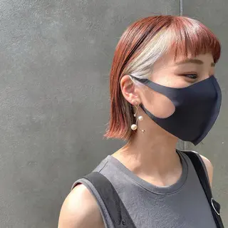 ショート カラー ヘアアレンジ 【ダメージレス施術】 【透明感】北村 拓也のヘアスタイル