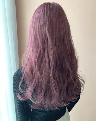 ロング カラー hub hair レイヤー/透明感のヘアスタイル