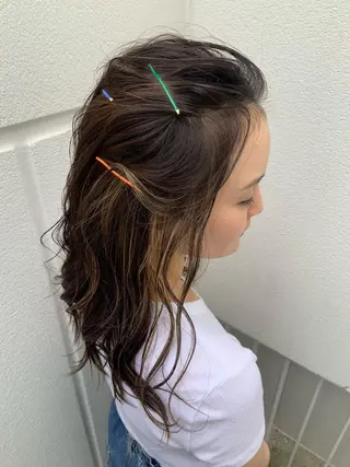 ミディアム ヘアアレンジ 🤍透明感/韓国風 🤍サクラギヒトミのヘアスタイル