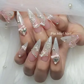 ネイル HANA 長さだしのネイルデザイン