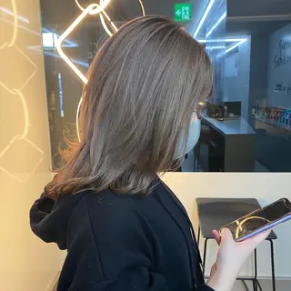 ミディアム カラー 当日予約◎ risaのヘアスタイル