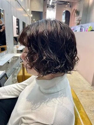 ショート パーマ 【髪質改善✨】 sanaのヘアスタイル