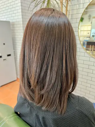 ミディアム カラー 石井 佑樹のヘアスタイル