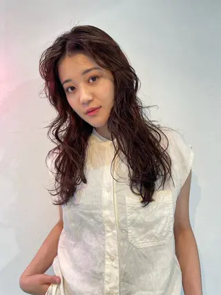 ロング パーマ SALOWIN下北沢所属・hazuki 🌝のヘアスタイル