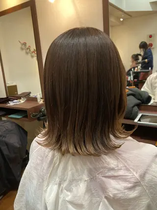 ショート MOLLASALON 浅香山店所属・髪質改善カラー 縮毛矯正🤍辻桃加のヘアスタイル