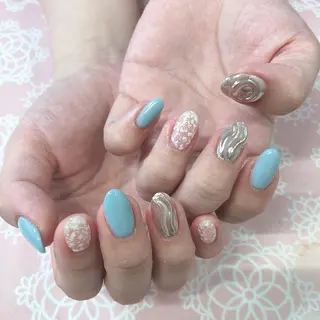 ネイル 西岡 杏のネイルデザイン