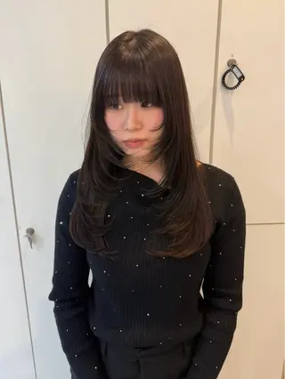 ロング カラー neneka レイヤーカット🍀のヘアスタイル