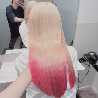 ロング カラー ヘアアレンジ メンズ SALOWIN所属・ハイトーン美容師 MASATOのヘアスタイル