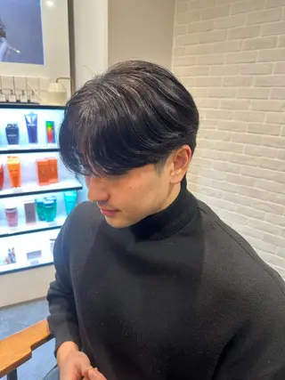 ショート パーマ メンズ Mora Hair Salon所属・Haruka 神楽坂のヘアスタイル