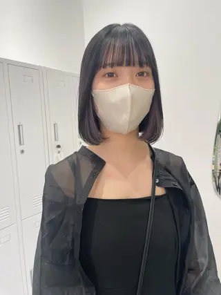 ミディアム カラー パーマ ヘアアレンジ 女性スタイリスト専門サロン Zina 天神所属・NANA／trend style🕊🍑のヘアスタイル