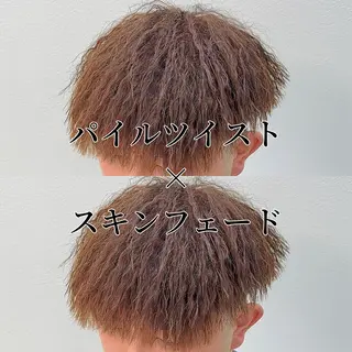 カラー パーマ メンズ CODE.LINE 戸田公園店所属・西部 直樹のヘアスタイル