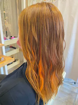 ロング カラー ヘアアレンジ Design Color🐰アユミのヘアスタイル