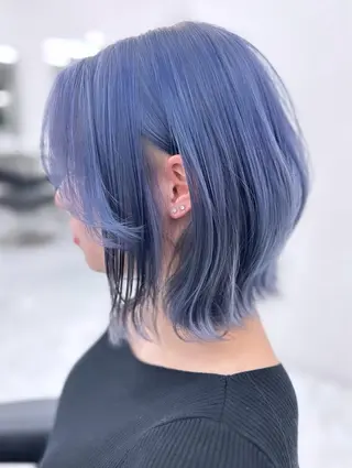 ロング カラー ヘアアレンジ 艶カラー/ハイトーン /レイヤーカットのヘアスタイル