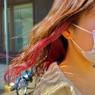 カラー 🌼RIKA🌼レデ ィース専門💖のヘアスタイル